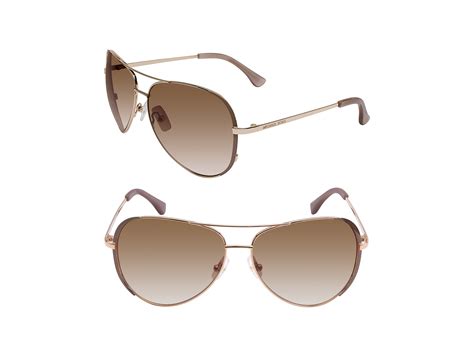 michael kors white sicily aviator sunglasses|MICHAEL Michael Kors Sunglasses, Sicily Aviator .